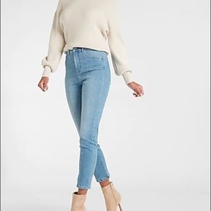 High Waisted Extra Supersoft Seamed Slim Jeans
